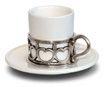 espresso cup & ceramic saucer