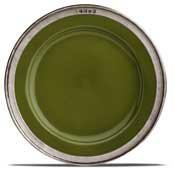 charger plate - green