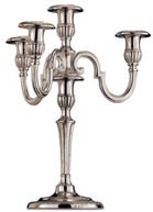 personalized four-flames candelabra