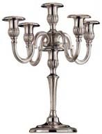 five-flames candelabra (Engrave personalized)
