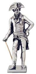 personalized Frederick the Great with sword and rod figurine