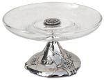 glass footed bowl (Engrave personalized)