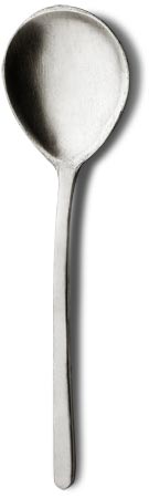 Pewter spoon, grey, Pewter, cm 17,5