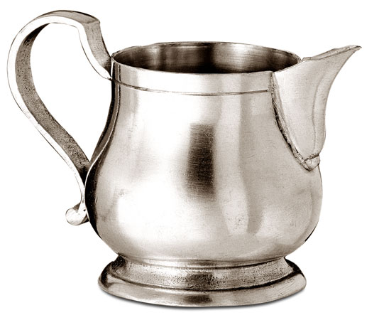 Milk pitcher, gri, Cositor, cm h 9