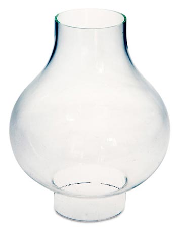 Hurricane lamp glass, , Glass, cm h 12,5