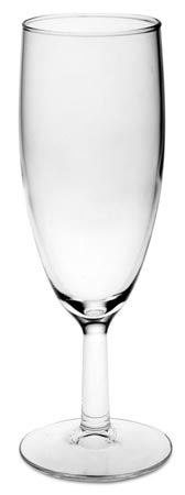 Bicchiere spumante (vetro), , Vetro, cm h 17 x cl 17