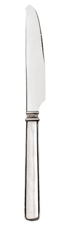 Μαχαίρι γλυκού, Γκρι, κασσίτερος και ανοξείδωτο ατσἀλι, cm 20,5