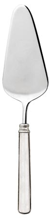 Cake server, grey, Pewter and Stainless steel, cm 25