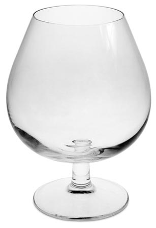 Рюмка для коньяка большая (хрусталь), , lead-free Crystal glass, cm h 14,5 cl 57