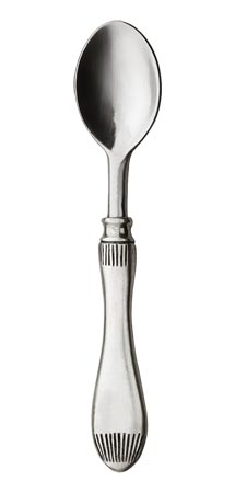 Espresso spoon, grey, Pewter, cm 12