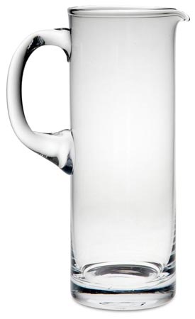 Martini pitcher, , lead-free Crystal glass, cm Ø10 x h 27