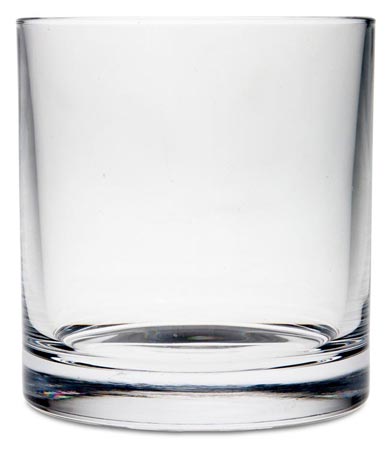 Double old fashioned glass, , lead-free Crystal glass, cm h 9,5 cl. 42