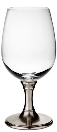 Ποτήρι νερού κρυστάλλινο, Γκρι, κασσίτερος και κρύσταλλο, cm h 19,5 x cl 55