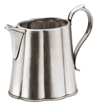 Milk pitcher, grey, Pewter, cm h 11,5 x cl 40