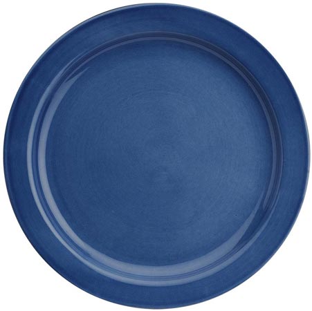 Salad/dessert plate - blue, blue, Ceramic, cm Ø 19,2