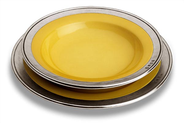 Dinner plate - gold