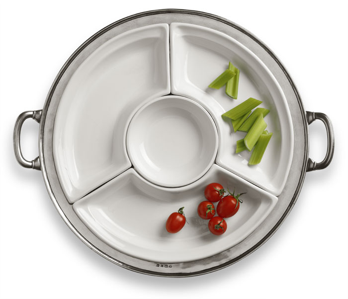 Round sectional platter