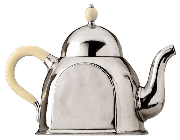 Century teapot, gri, Cositor, cm 19,5x15