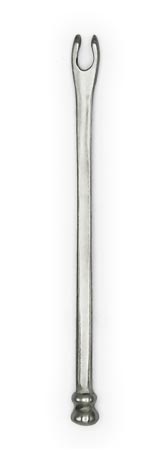 Forchettina spegnimoccolo, grigio, Metallo (Peltro), cm 9.5