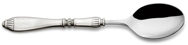 Κουτάλι σερβιρίσματος, Γκρι, κασσίτερος και ανοξείδωτο ατσἀλι, cm 25