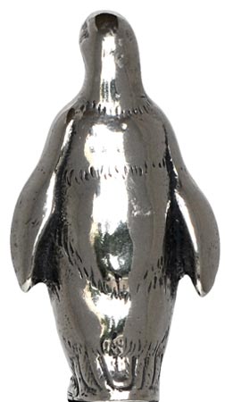Penguin figurine, grey, Pewter, cm h 5,3
