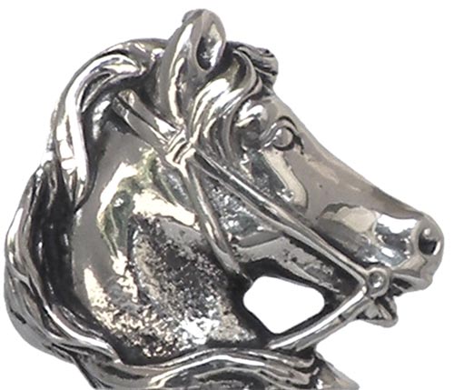 Statuetta - cavallo, grigio, Metallo (Peltro), cm h 3,3