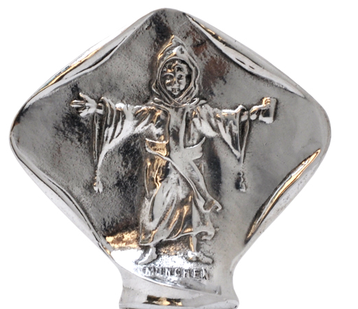 Statuetta - Münchner Kindl - Monaco di Baviera, grigio, Metallo (Peltro) / Britannia Metal, cm h 5
