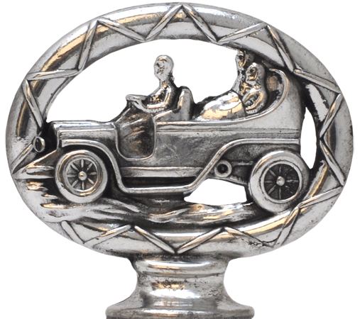 Statuetta - auto d'epoca, grigio, Metallo (Peltro), cm h 4
