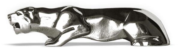 Подставка д/ножей - пума, серый, олова, cm 8.5 x h 25