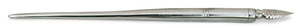 Dip pen, gri, Cositor / Britannia Metal, cm 17