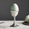 Eggeglass i tinn grå, cm h 8