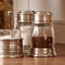 Salt & pepper shaker set grey, cm h 8,5