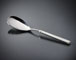 Wide serving spoon grey, cm 28