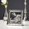 Square picture frame, med. grey, cm 13,5x13,5 - photo format 10x10