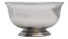 Footed bowl (with insert for flowers), Pewter