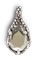 Pendant - crystal, Pewter and lead-free Crystal glass