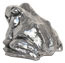 Statuette - frog, Pewter