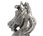 Horse statuette, Pewter