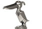 Statuette - pelican, gris