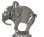 Estatuilla - elefante, gris