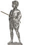 Statuetta - giocatore di golf, grigio
