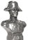 Kleine Statue - Napoleon Bueste, Grau