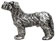 Statuette - chien, gris