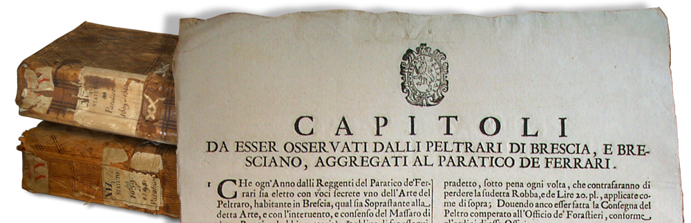 Pewterers Craft guilds in Brescia - 1659