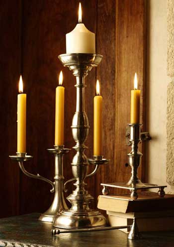 candlesticks and lamps