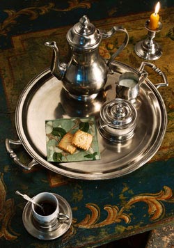 The Golden Age of Pewter - Creamers, Tea pots
