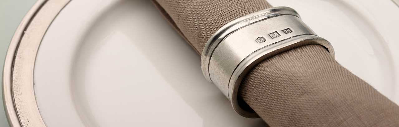 serviette rings, serviette holders made in Italy