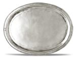 Metalltablett oval