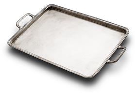 rectangular handles tray/