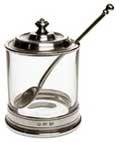 jar with spoon   cm h 13